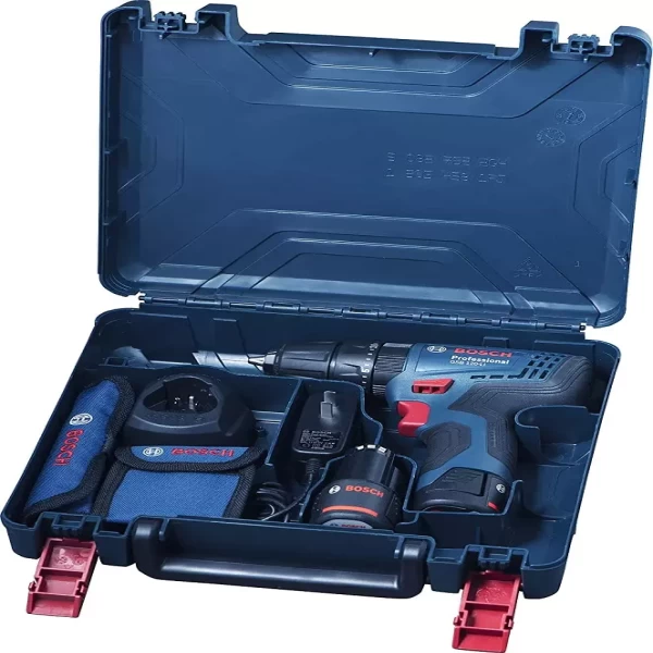 Bosch GSB 120-LI Cordless Drill Driver with 12V Double battery (Blue)